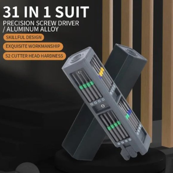 Mini Precision Screwdriver Set, 31-1 Small Magnetic Screwdriver Bit Repair - Picture 4 of 6